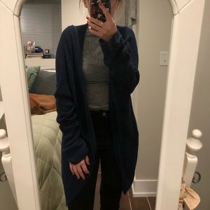Brandy Melville long navy cardigan